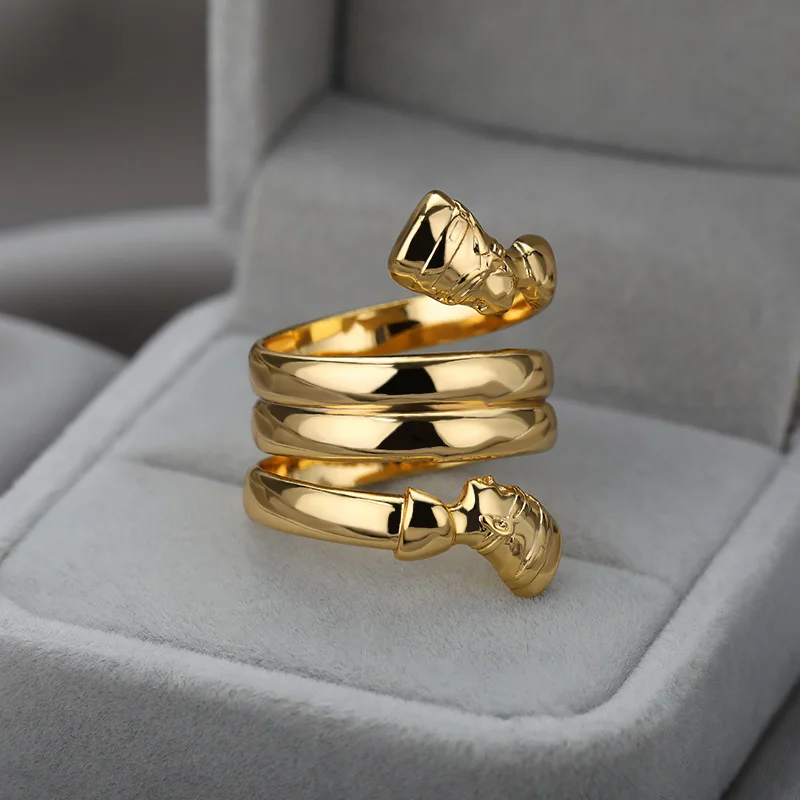 Nefertiti Rings For Women Men Gold Stainless Steel Double Coil Egyptian Queen Ring Wedding Couple Rings Jewelry Ethnic Gift
Nefertiti Rings For Women Men Gold Stainless Steel Double Coil Egyptian Queen Ring Wedding Couple Rings Jewelry Ethnic Gift