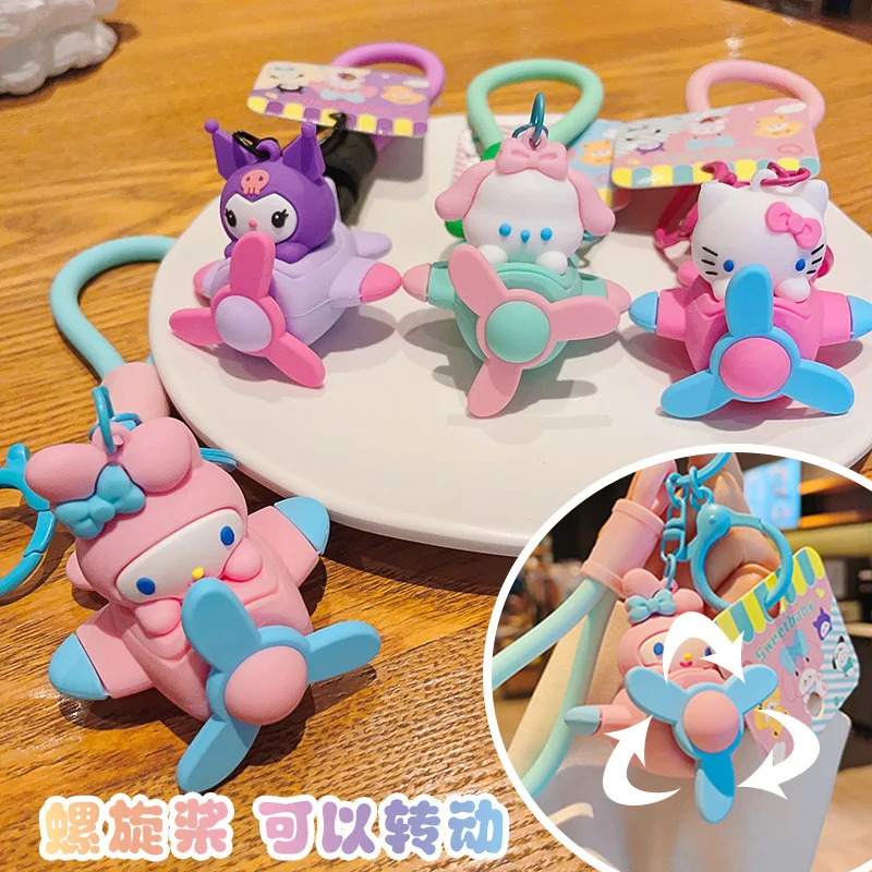New Sanrio Kuromi My Melody Aircraft Shaped Pendant Keychain Cartoon Anime Pendant Accessories Kawaii Girls Birthday Gift
New Sanrio Kuromi My Melody Aircraft Shaped Pendant Keychain Cartoon Anime Pendant Accessories Kawaii Girls Birthday Gift