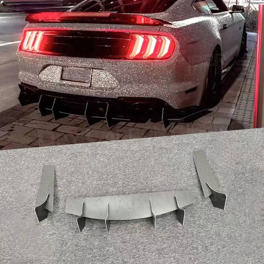 Carbon Fiber Rear Bumper Lip For Ford Mustang 2018-2021 Rear Diffuser Splitters Spoiler Fiberglass Bodykit
Carbon Fiber Rear Bumper Lip For Ford Mustang 2018-2021 Rear Diffuser Splitters Spoiler Fiberglass Bodykit