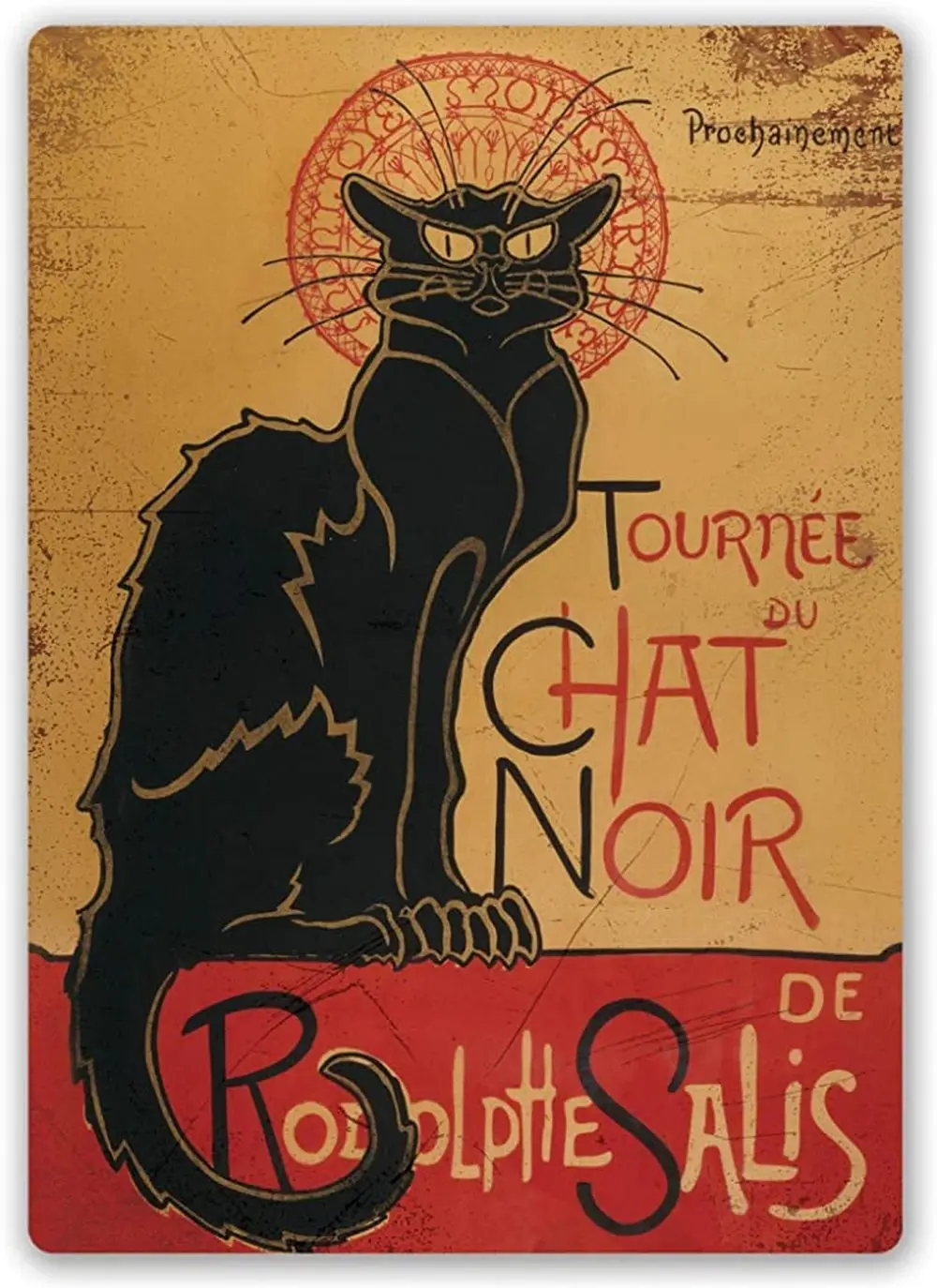 Chat Noir Vintage Tin Sign Art Iron Painting Rusty Poster Decoration Aluminum plaque
Chat Noir Vintage Tin Sign Art Iron Painting Rusty Poster Decoration Aluminum plaque