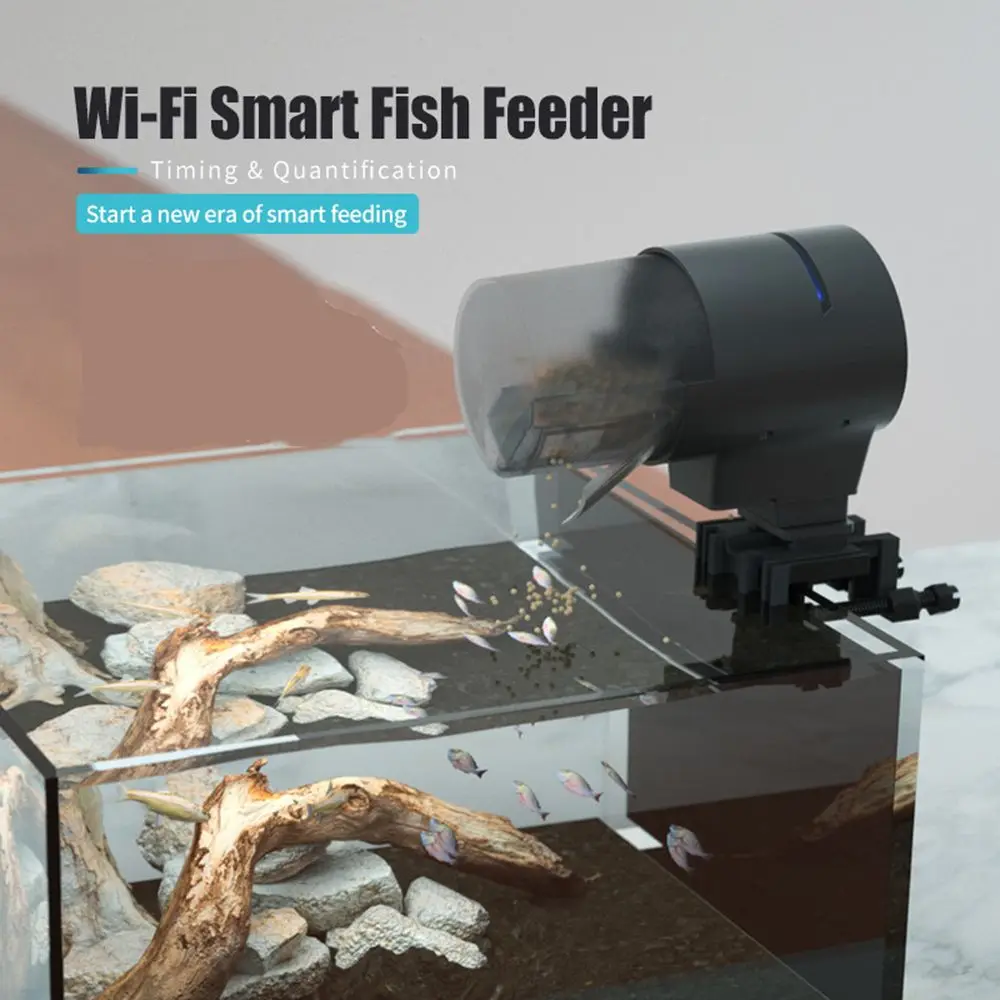 Pond Timing Aquarium Intelligent Food Dispenser WiFi Automatic Fish Feeder Tank Feeding Remotely
Pond Timing Aquarium Intelligent Food Dispenser WiFi Automatic Fish Feeder Tank Feeding Remotely