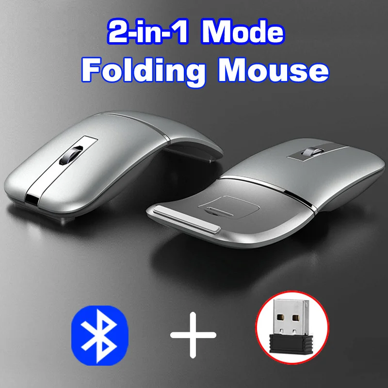 Dual-mode Foldable Mouse Wireless + Bluetooth Foldable Mouse Ergonomic Gaming Mouse for Computer Desktop Notebook Hot Sale
Dual-mode Foldable Mouse Wireless + Bluetooth Foldable Mouse Ergonomic Gaming Mouse for Computer Desktop Notebook Hot Sale