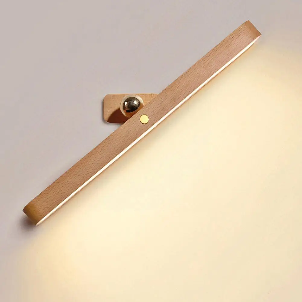 Wooden Mirror Front Light USB Magnetic Suction Indoor Wall Light Wireless Small Led Make-up Light Night Strip Corridor D4P8 
Wooden Mirror Front Light USB Magnetic Suction Indoor Wall Light Wireless Small Led Make-up Light Night Strip Corridor D4P8