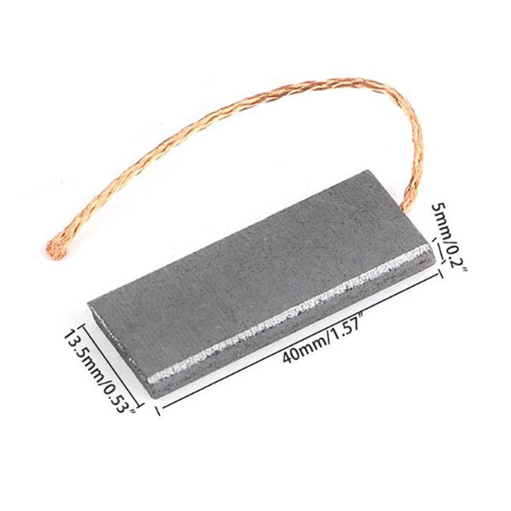 2 Pcs Two Durable Motor Carbon Brushes 5x13.5x40mm For Drum Washing Machine Fine Workmanship Power Tool Accessories
2 Pcs Two Durable Motor Carbon Brushes 5x13.5x40mm For Drum Washing Machine Fine Workmanship Power Tool Accessories