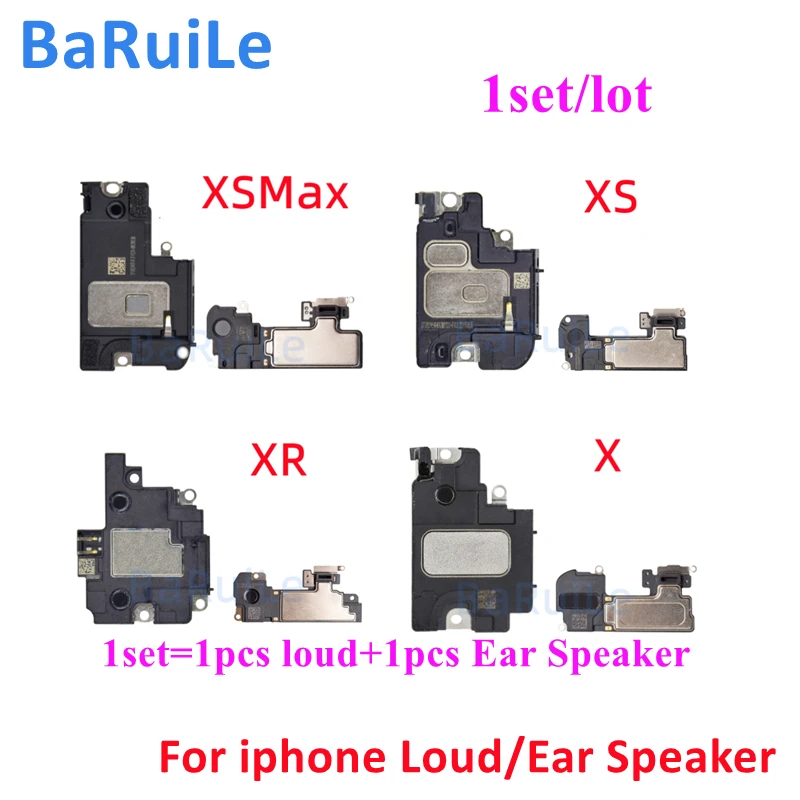BaRuiLe динамик + Динамик гибкий кабель для iPhone 6S 7 8 Plus X XR XS Max громкий кольцо