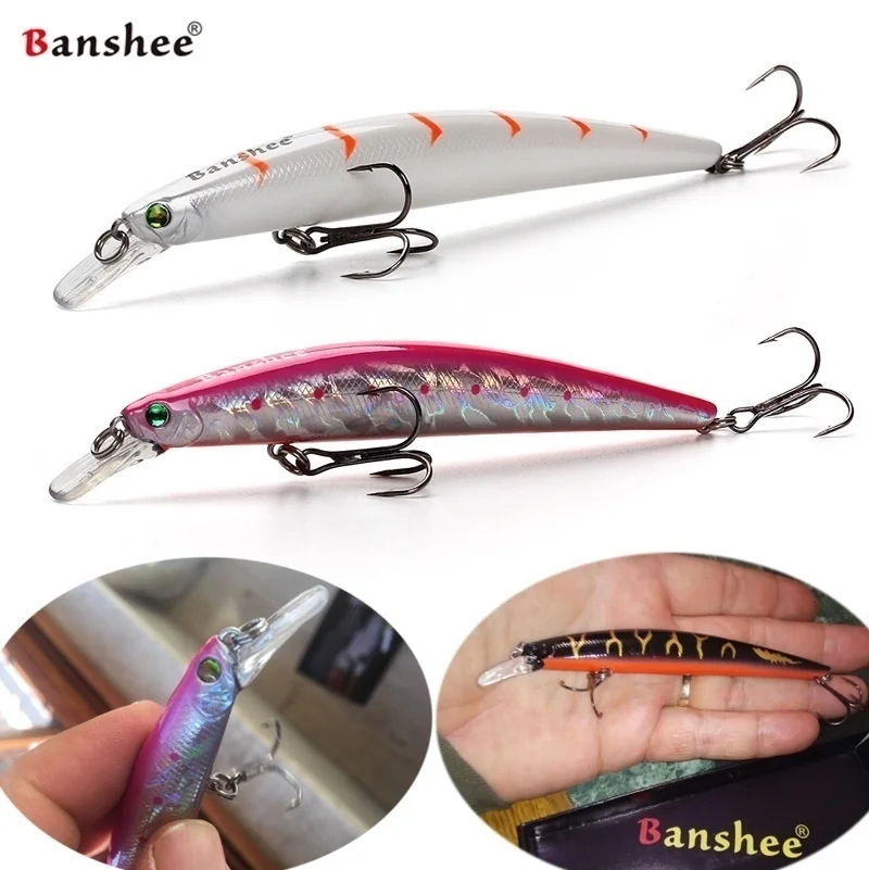 Banshee Lure Minnow 115mm 10g Floating Wobbler Jerkbait Lure Artificial Baits Minnow Fishing Lures Fishing Tackle
Banshee Lure Minnow 115mm 10g Floating Wobbler Jerkbait Lure Artificial Baits Minnow Fishing Lures Fishing Tackle