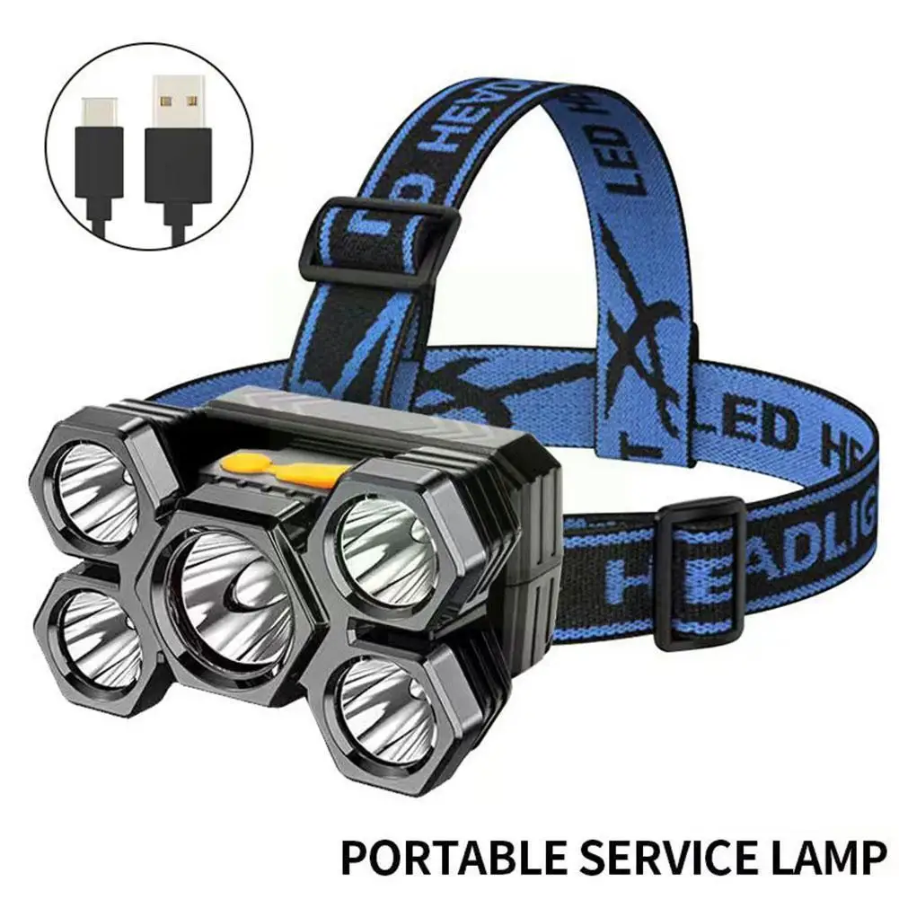 Led Headlamp Strong Bright Head-Mounted Flashlight Portable Headlight Rechargeable Waterproof For Outdoor Fishing Camping H Z0V1
Led Headlamp Strong Bright Head-Mounted Flashlight Portable Headlight Rechargeable Waterproof For Outdoor Fishing Camping H Z0V1