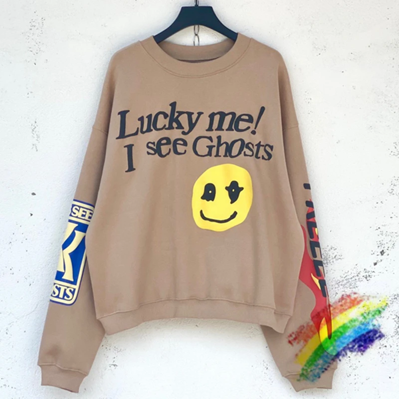 Толстовка Kanye West Lucky Me I See Ghost для мужчин и женщин, свитшот с пышным принтом в масштабе 1:1, CPFM XYZ, детский
Толстовка Kanye West Lucky Me I See Ghost для мужчин и женщин, свитшот с пышным принтом в масштабе 1:1, CPFM XYZ, детский