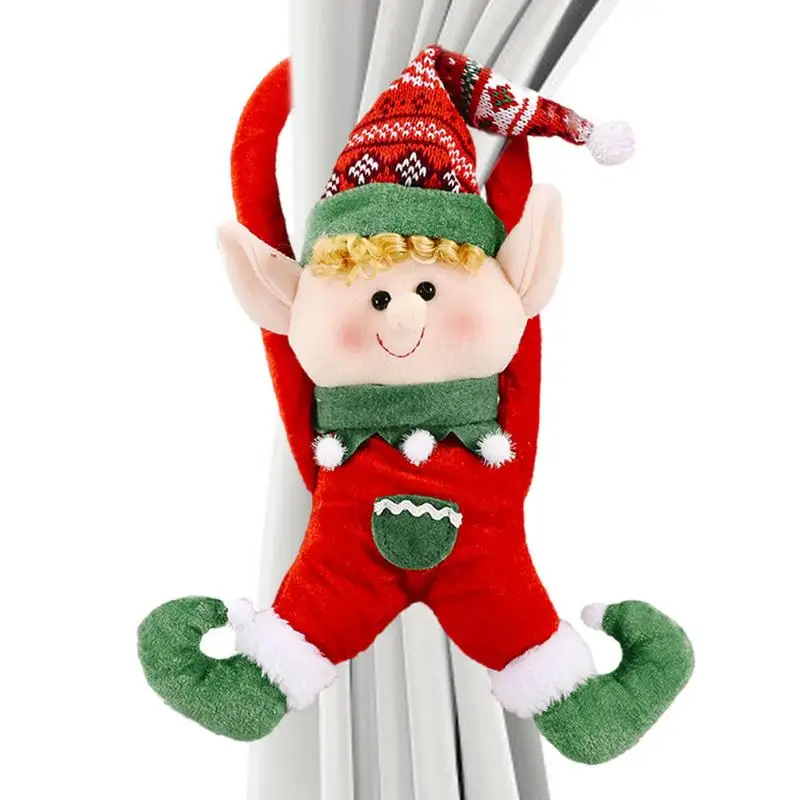 Christmas Curtain Tiebacks Cute Cartoon Elf Curtain Buckle Christmas Themed Cartoon Doll Curtain Holder For Home Hotel Decor
Christmas Curtain Tiebacks Cute Cartoon Elf Curtain Buckle Christmas Themed Cartoon Doll Curtain Holder For Home Hotel Decor