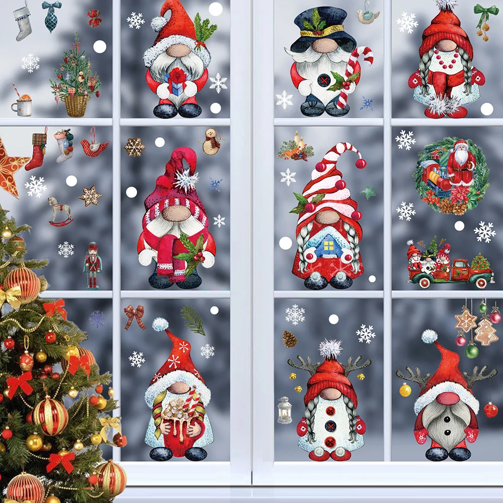 Christmas Wall Stickers Gnomes Dwarfs Static Shutter Glass Window Stickers Santa Claus Style Sticker Decal New Year 2022
Christmas Wall Stickers Gnomes Dwarfs Static Shutter Glass Window Stickers Santa Claus Style Sticker Decal New Year 2022