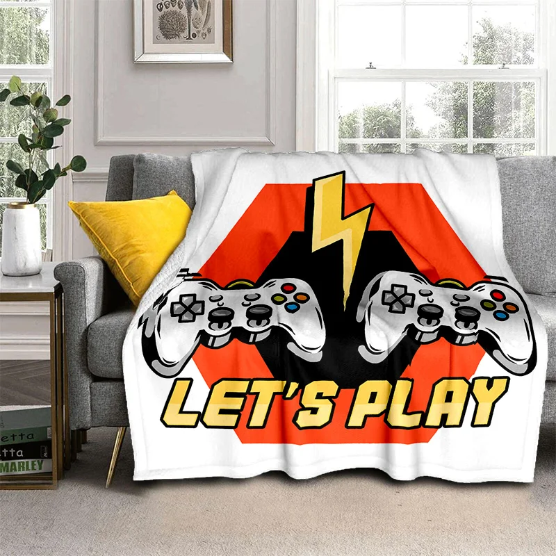 Cartoon Game Handle Pattern Manta Cover Soft Blanket Plaid Soft Warm Flannel Throw Noon Break Blankets Fans Gif Sofa Bed
Cartoon Game Handle Pattern Manta Cover Soft Blanket Plaid Soft Warm Flannel Throw Noon Break Blankets Fans Gif Sofa Bed