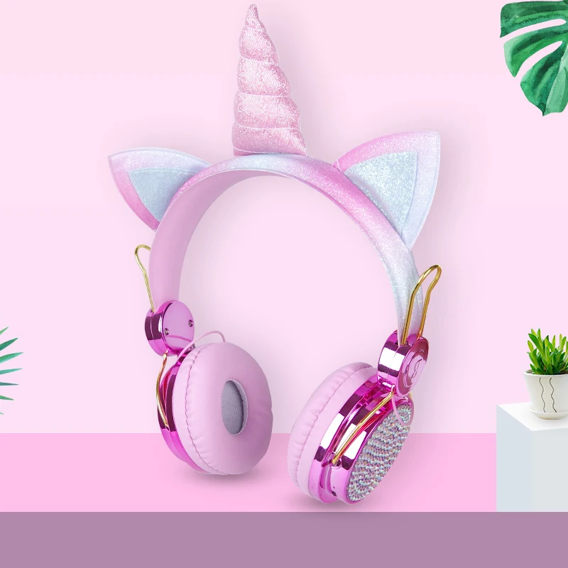 Wireless Headset Cartoon Unicorn Kids Headphones with Microphone Girls Gamer Children Wired Earphone Auriculares Bluetooth Gifts
Wireless Headset Cartoon Unicorn Kids Headphones with Microphone Girls Gamer Children Wired Earphone Auriculares Bluetooth Gifts