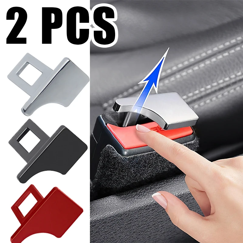 2Pcs Hidden Car Seat Safety Belt Buckle Clip Metal Insert Card Auto Seat Buckle Alert Silence Car Interior Decor Car Accessories
2Pcs Hidden Car Seat Safety Belt Buckle Clip Metal Insert Card Auto Seat Buckle Alert Silence Car Interior Decor Car Accessories