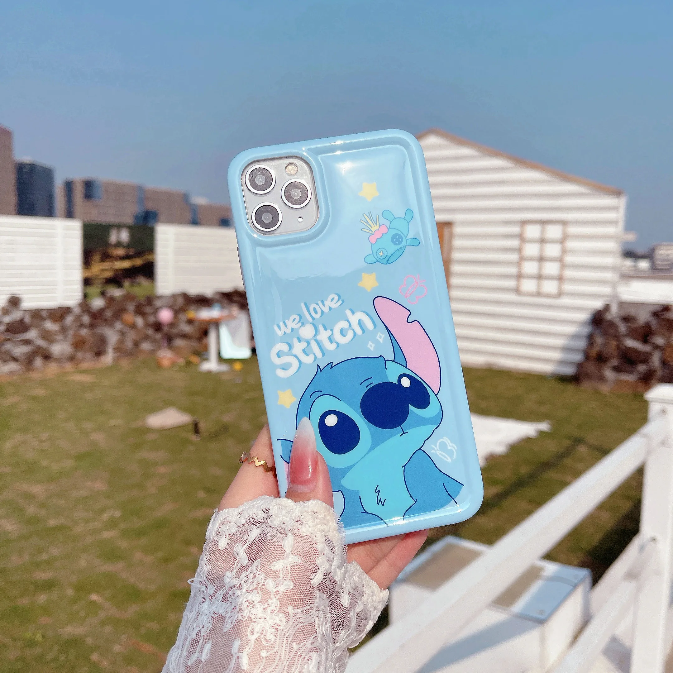 Cute Disney Stitch Blue Straight Edge Phone Cases For iPhone 14 13 12 11 Pro Max Mini XR X XS MAX 8 7 Plus Shockproof Cover
Cute Disney Stitch Blue Straight Edge Phone Cases For iPhone 14 13 12 11 Pro Max Mini XR X XS MAX 8 7 Plus Shockproof Cover