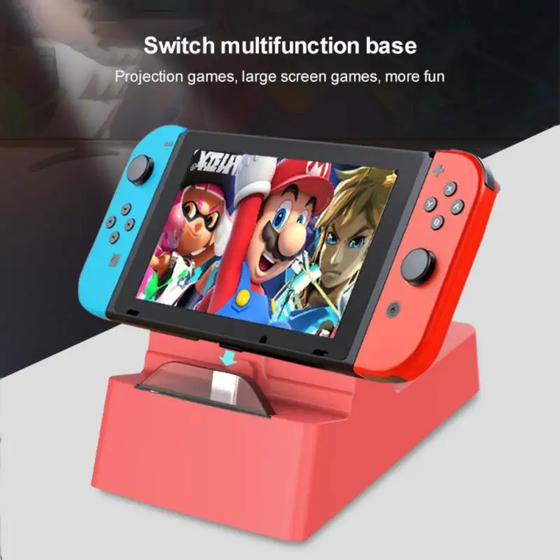 Switch Docking Station For Nintendo Switch / Switch OLED Charger Portable Dock Charging Station TV Video Converter Support HDMI
Switch Docking Station For Nintendo Switch / Switch OLED Charger Portable Dock Charging Station TV Video Converter Support HDMI