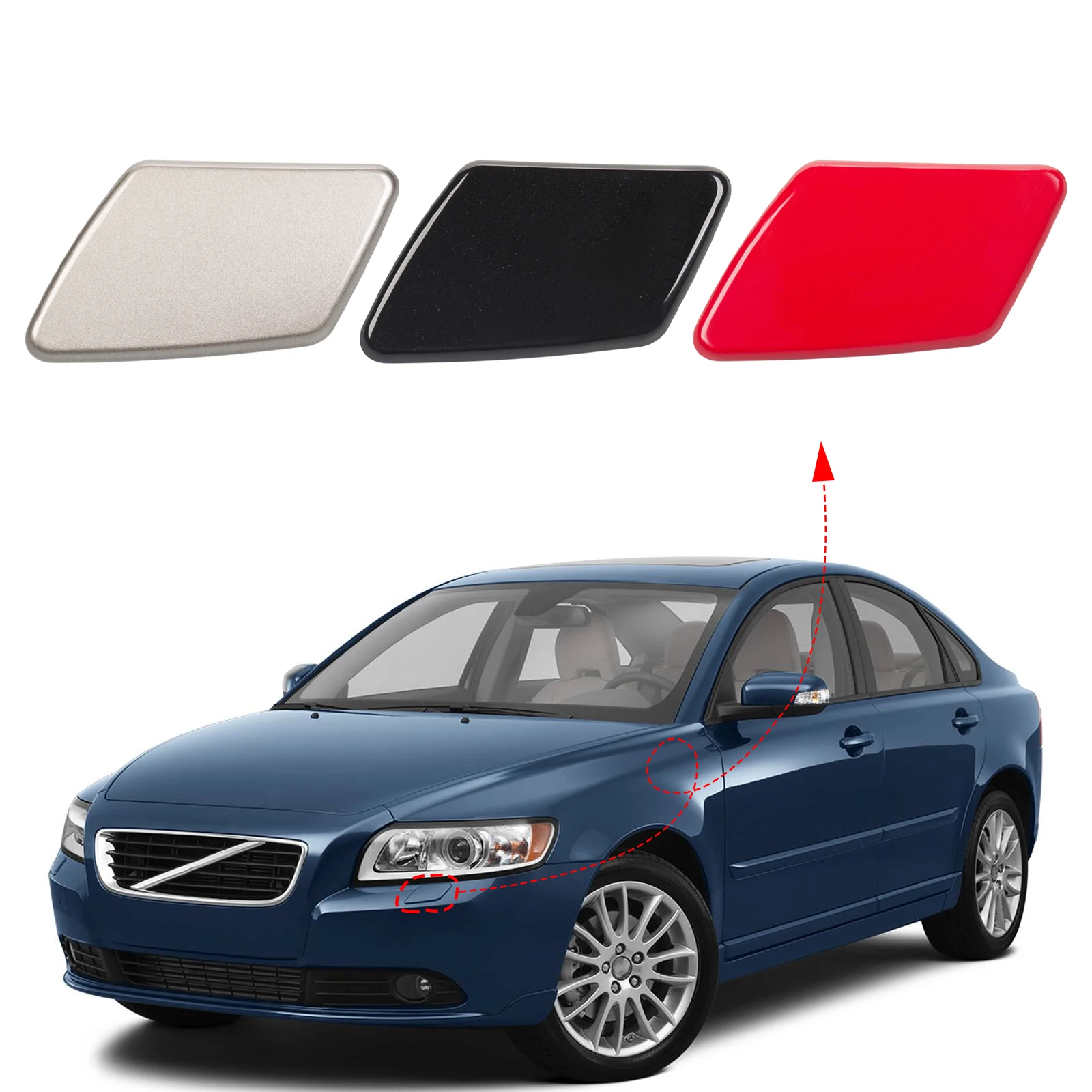 Насадка На передний бампер для омывателя фары, насадка-распылитель для VOLVO S40 V50 2005-2007 39991798 39991799, левый и правый
Насадка На передний бампер для омывателя фары, насадка-распылитель для VOLVO S40 V50 2005-2007 39991798 39991799, левый и правый