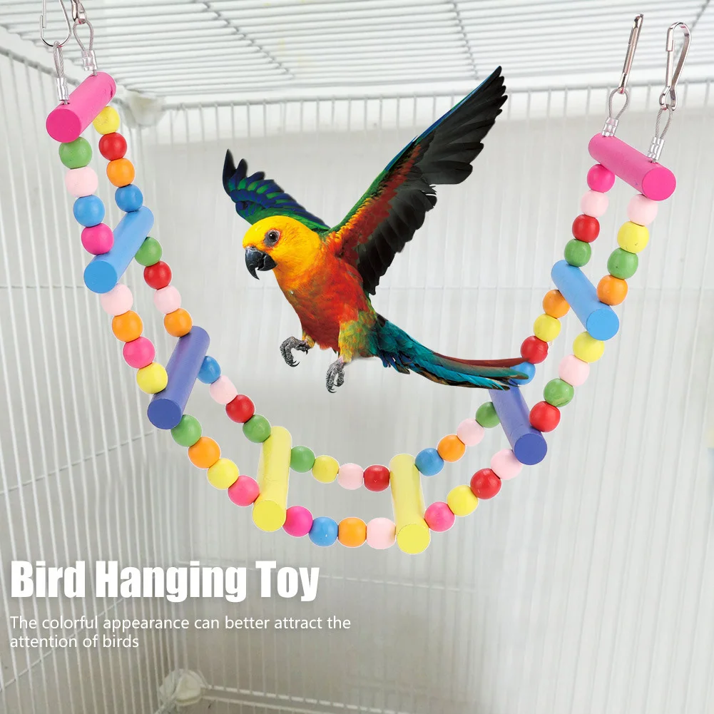 Birds Pets Parrots Ladders Climbing Toy Hanging Colorful Balls with Natural Wood Bird Training Perch Toy Accessories
Birds Pets Parrots Ladders Climbing Toy Hanging Colorful Balls with Natural Wood Bird Training Perch Toy Accessories
