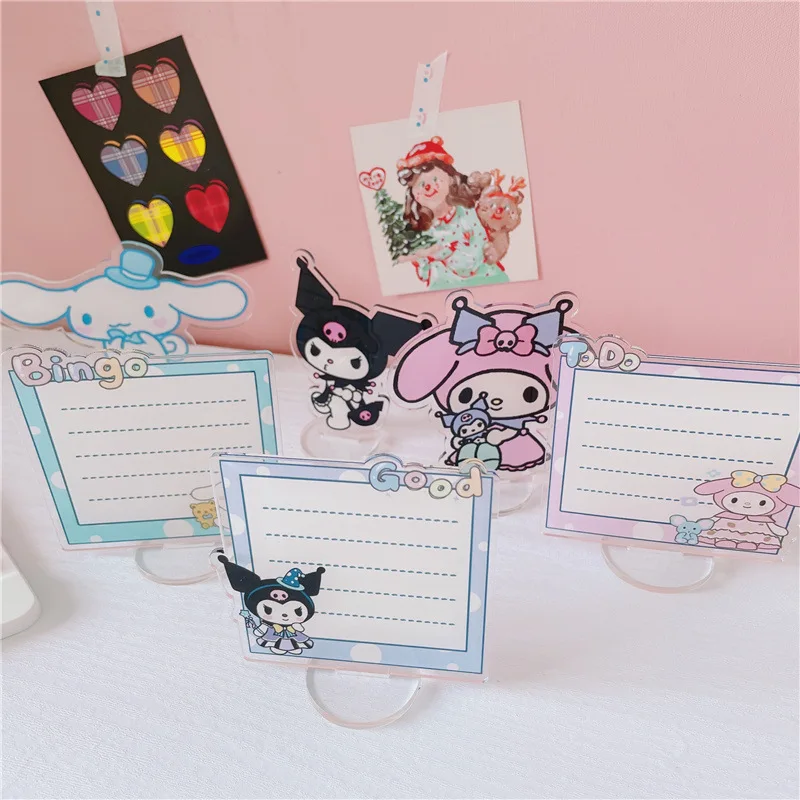 Sanrio Kawaii Cinnamoroll My Melody мультяшная периферическая вывеска доска для сообщений настольное украшение реквизит для съемки милый
Sanrio Kawaii Cinnamoroll My Melody мультяшная периферическая вывеска доска для сообщений настольное украшение реквизит для съемки милый