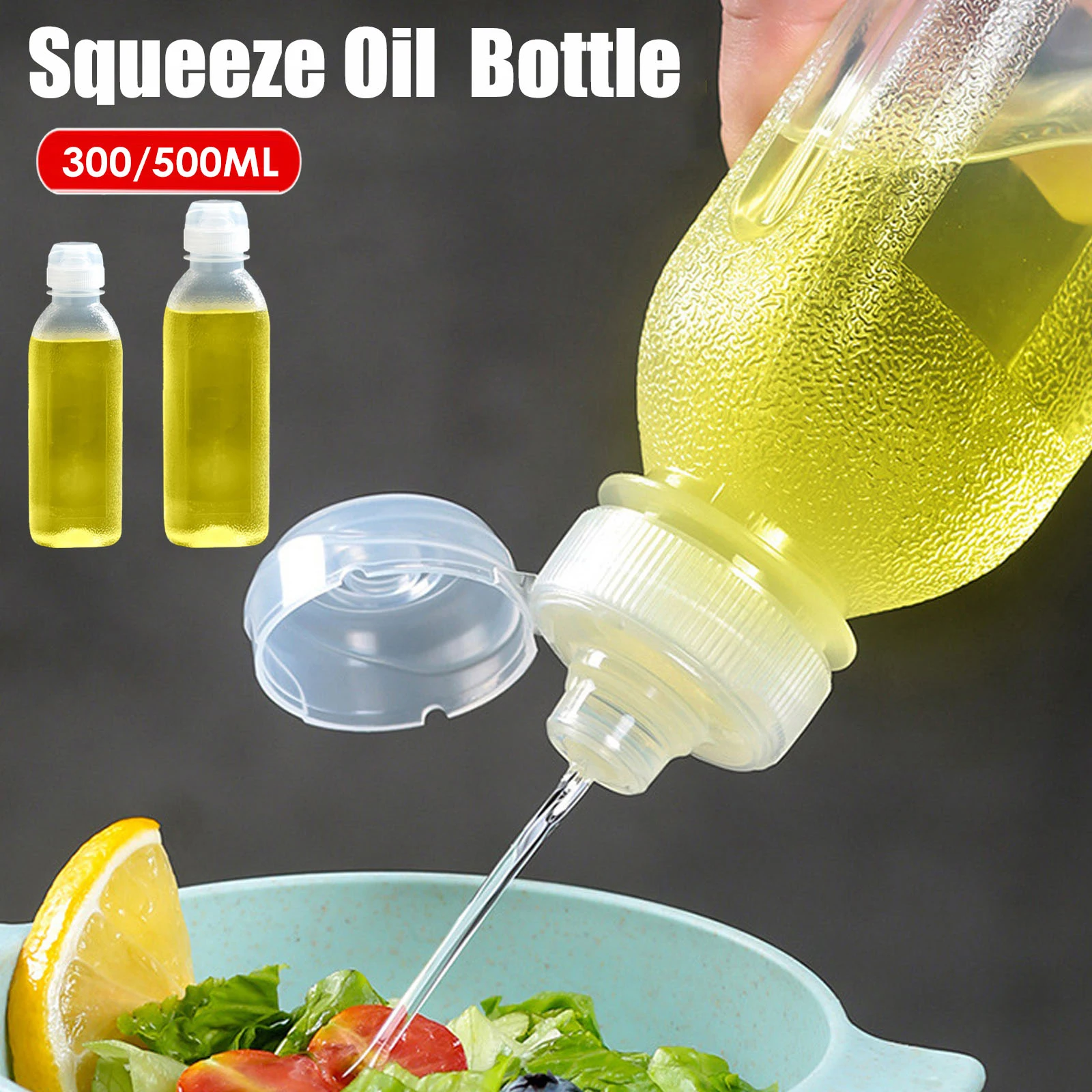 300ml/500ml/1L Kitchen Squeeze Oil Bottle Dispenser Oil Spray Bottle Condiment Cooking Baking Ketchup Mustard Vinegar Olive Oil
300ml/500ml/1L Kitchen Squeeze Oil Bottle Dispenser Oil Spray Bottle Condiment Cooking Baking Ketchup Mustard Vinegar Olive Oil