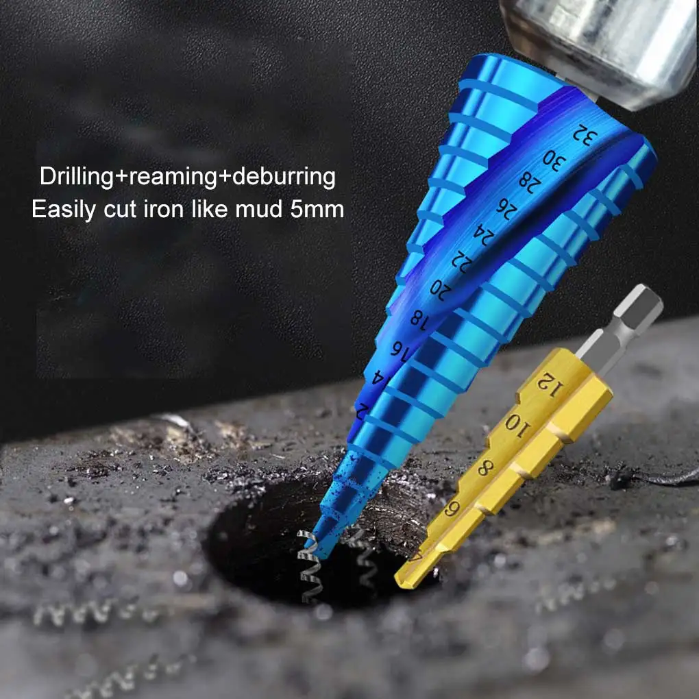 Step Drill Bit Woodworking Metalworking Carpentry Carpenter Drilling Hole Puncher Professional Replacement Tool
Step Drill Bit Woodworking Metalworking Carpentry Carpenter Drilling Hole Puncher Professional Replacement Tool