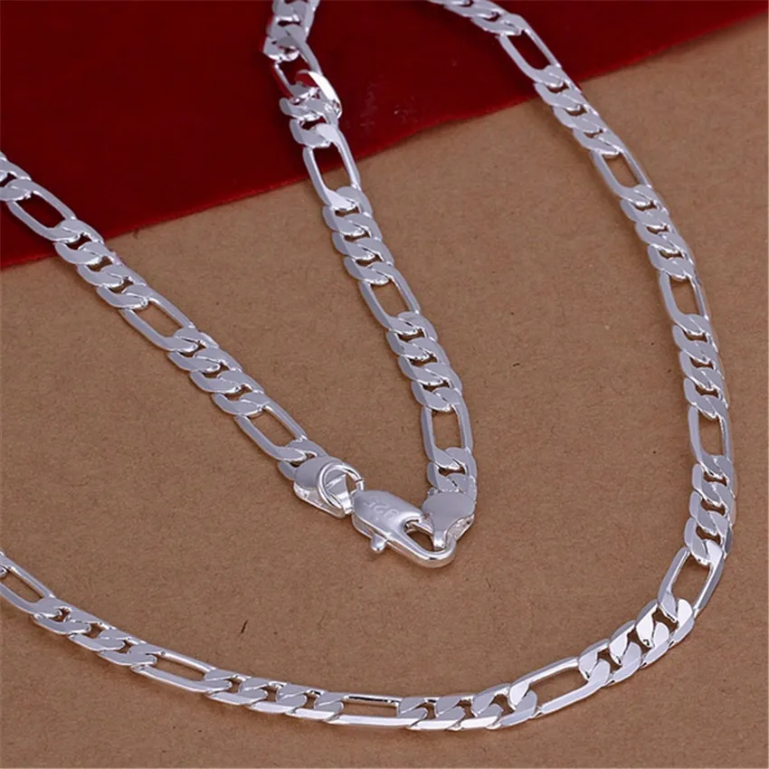 Wholesale High Quality Mens 6mm Flat Chain 925 Sterling Silver Necklace Fashion Jewelry Women Men Solid Chain Wedding Gift
Wholesale High Quality Mens 6mm Flat Chain 925 Sterling Silver Necklace Fashion Jewelry Women Men Solid Chain Wedding Gift