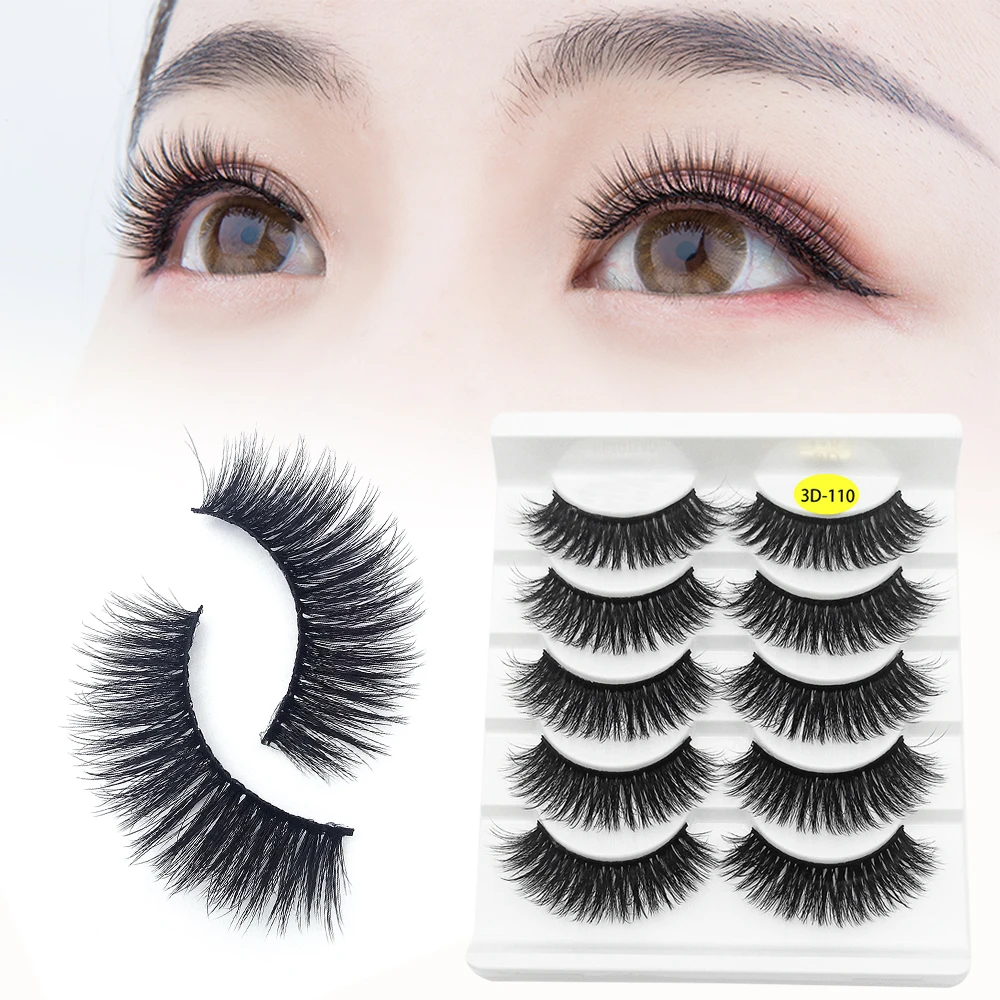 5Pairs False Eyelash Natural 3D Fluffy Eyelash Extensions Soft Wispy Eyelashes Beauty Salon Supplies 3D Effect Fake Lashes MH88
5Pairs False Eyelash Natural 3D Fluffy Eyelash Extensions Soft Wispy Eyelashes Beauty Salon Supplies 3D Effect Fake Lashes MH88