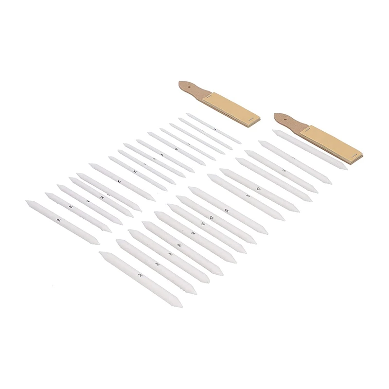 32 PCS Drawing Art Blenders Blending Stumps And Tortillions Set With Sandboard For Charcoal Chalk And Pencil Sketch
32 PCS Drawing Art Blenders Blending Stumps And Tortillions Set With Sandboard For Charcoal Chalk And Pencil Sketch
