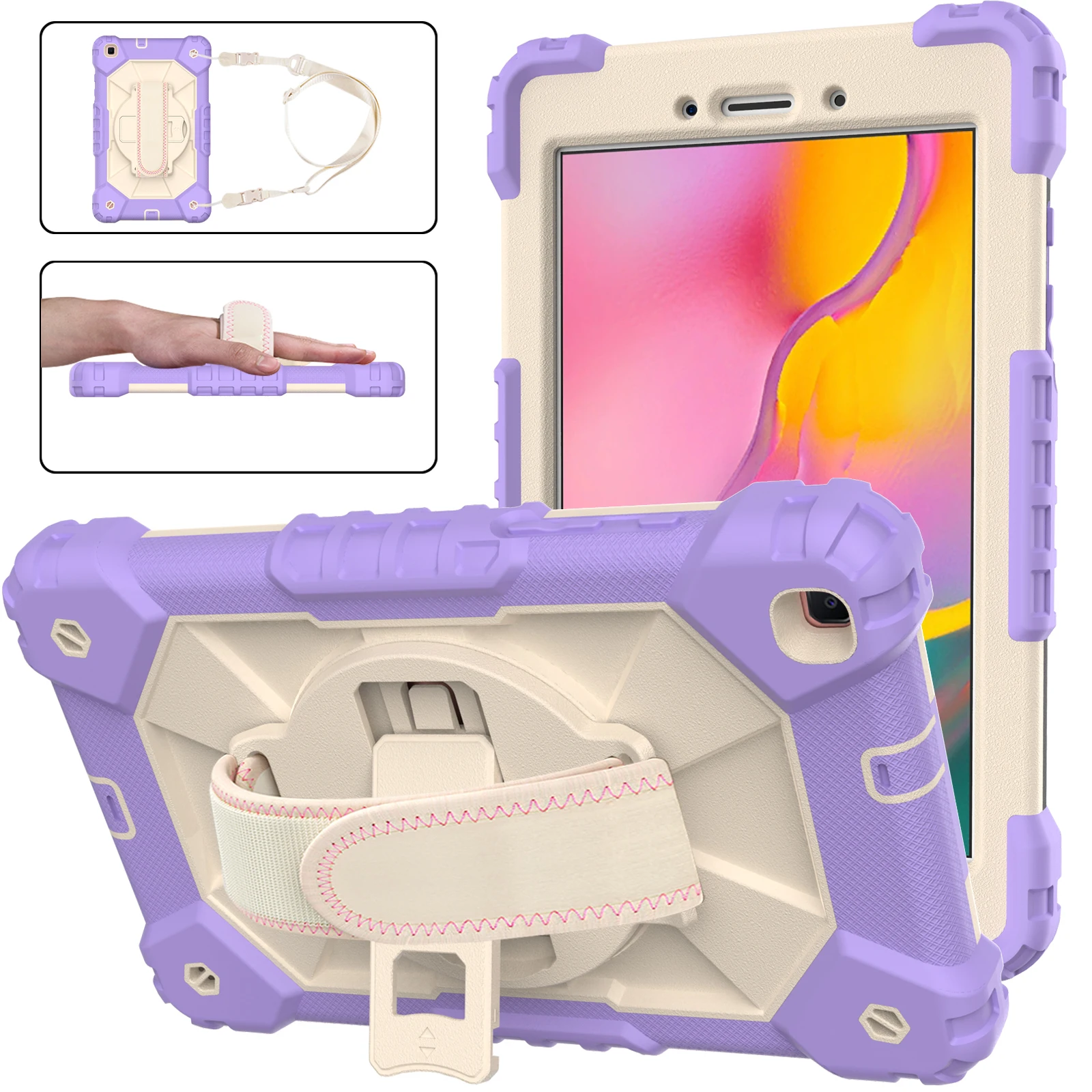 For Samsung Galaxy Tab A 8.0 inch SM-T290 SM-T295 T290 T295 Case Kids Safe Shockproof Silicon With Strap Stand Tablet CoverFunda
For Samsung Galaxy Tab A 8.0 inch SM-T290 SM-T295 T290 T295 Case Kids Safe Shockproof Silicon With Strap Stand Tablet CoverFunda