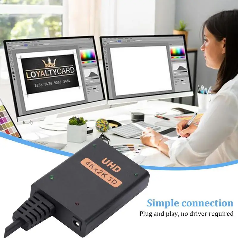 Splitter 1 In 2 Out Put Video And Audio Output With HD Distributor Rust Proof Metal Easily Connect Computer Screen Or Laptop
Splitter 1 In 2 Out Put Video And Audio Output With HD Distributor Rust Proof Metal Easily Connect Computer Screen Or Laptop