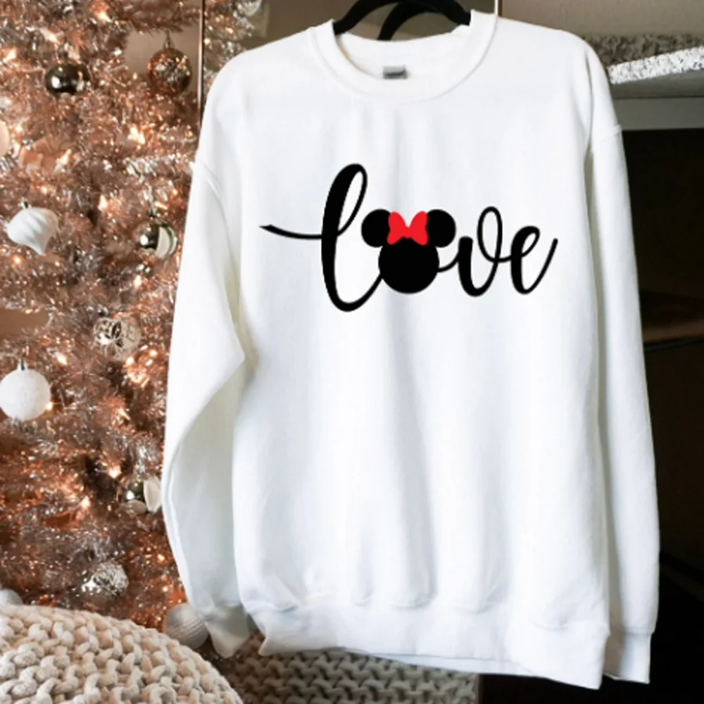 Mickey Love Disney Outerwear Long Sleeve Patterned Sweatshirts Women's jumper Essentials Pullovers Woman Clothing
Mickey Love Disney Outerwear Long Sleeve Patterned Sweatshirts Women's jumper Essentials Pullovers Woman Clothing