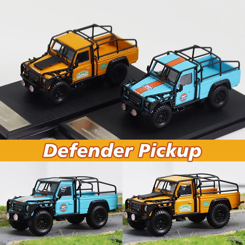 Master 1:64 Defender Pickup Truck Big Wheels Gulf Camel Modified Version Alloy Diorama Car Model Collection Miniature Carros Toy
Master 1:64 Defender Pickup Truck Big Wheels Gulf Camel Modified Version Alloy Diorama Car Model Collection Miniature Carros Toy