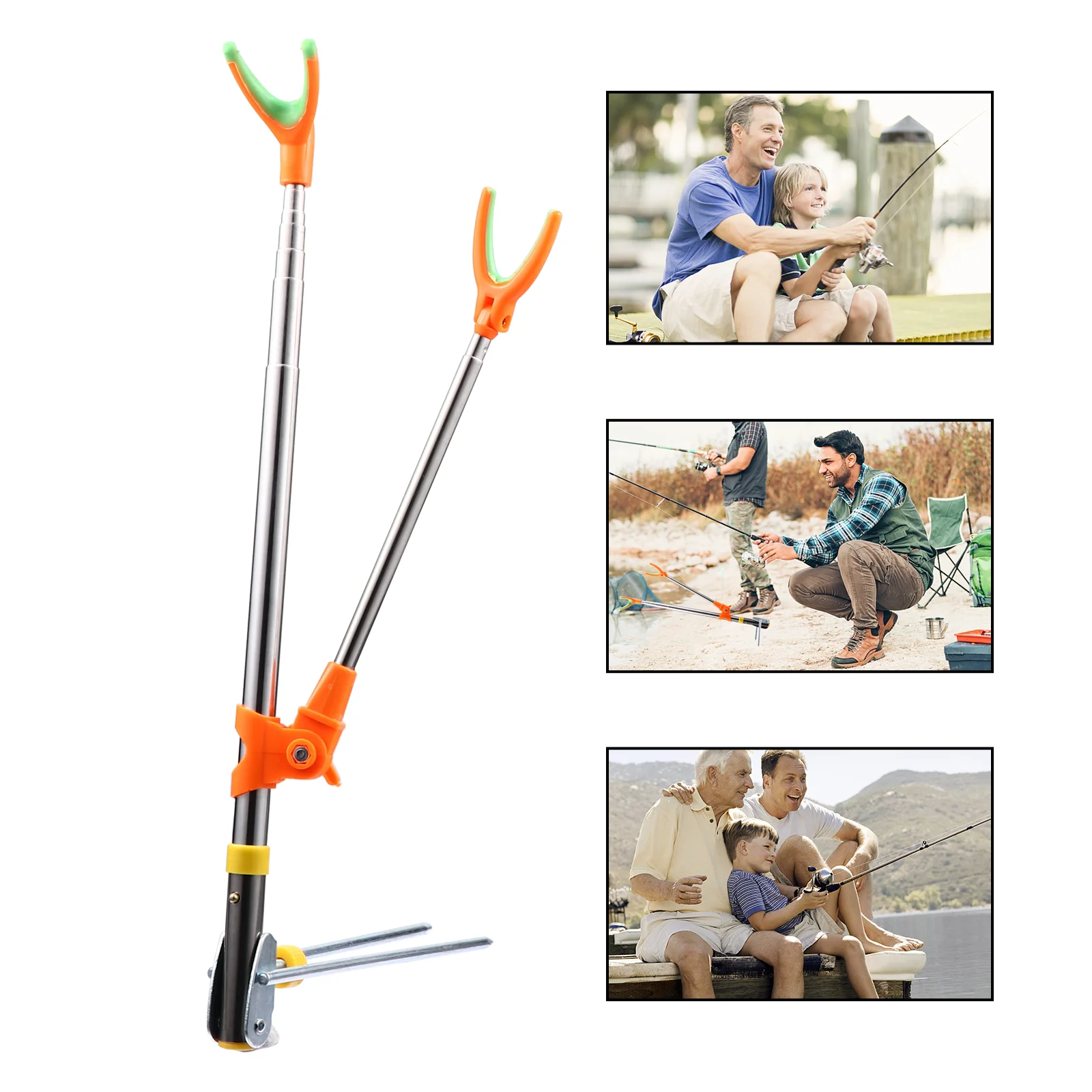 Rod Holder Pole Rack Stand Support Vertical Bracket Fly Supplies Roof Adjustable Carrier Steel Stainless Holders Pvc Winter
Rod Holder Pole Rack Stand Support Vertical Bracket Fly Supplies Roof Adjustable Carrier Steel Stainless Holders Pvc Winter