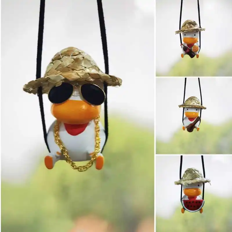 Gypsum Car Accessories Schoolbag Straw Hat Duck Pendant Auto Rearview Mirror Ornament Birthday Gift Car Decoraction Fragrance
Gypsum Car Accessories Schoolbag Straw Hat Duck Pendant Auto Rearview Mirror Ornament Birthday Gift Car Decoraction Fragrance