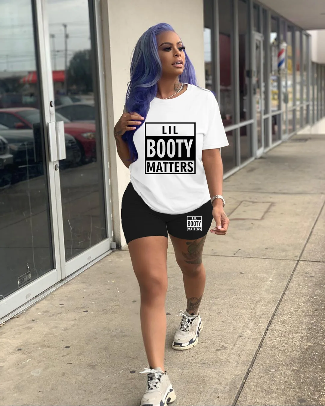 Hot Sales Women Two-Piece Set Fashion Casual Solid Color Graphic Print Short Sleeve Shorts Suit Daily Wear Loose Sportswear
Hot Sales Women Two-Piece Set Fashion Casual Solid Color Graphic Print Short Sleeve Shorts Suit Daily Wear Loose Sportswear
