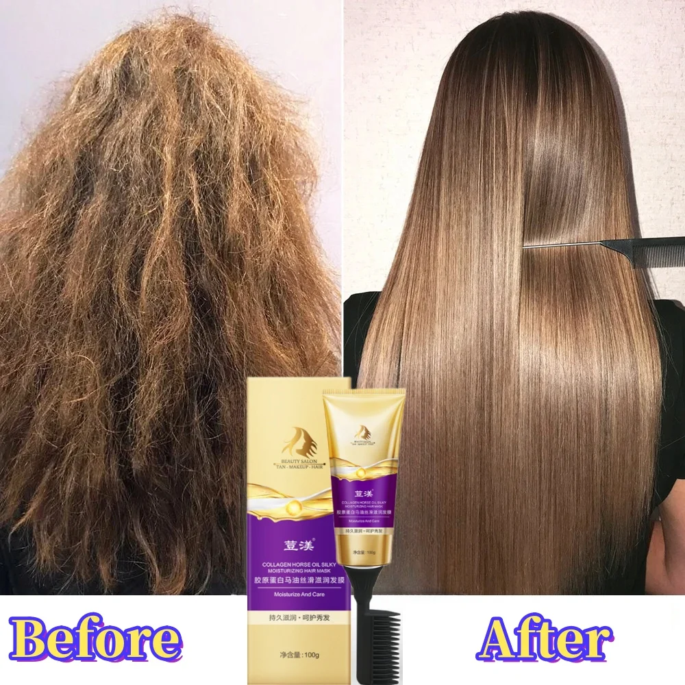 Keratin Hair Mask Professional Repair Damage Frizzy Soft Smooth Shiny Anti Hair Loss Deep Moisturize Treat Scalp Care 100ml
Keratin Hair Mask Professional Repair Damage Frizzy Soft Smooth Shiny Anti Hair Loss Deep Moisturize Treat Scalp Care 100ml