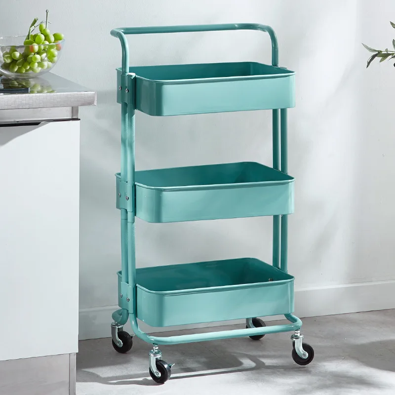 3 Tier Metal Rolling Storage Cart on Wheels, Bathroom Cart Utility Cart Organizer or Kitchen, Bedroom, Office, Living Room 
3 Tier Metal Rolling Storage Cart on Wheels, Bathroom Cart Utility Cart Organizer or Kitchen, Bedroom, Office, Living Room