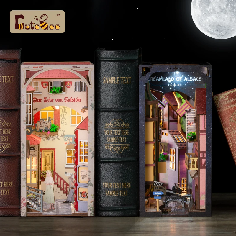 Cutebee DIY Book Nook Ancient City House Wooden Miniature Dollhouse Bookend Bookshelf Model Toy Birthday Gift
Cutebee DIY Book Nook Ancient City House Wooden Miniature Dollhouse Bookend Bookshelf Model Toy Birthday Gift