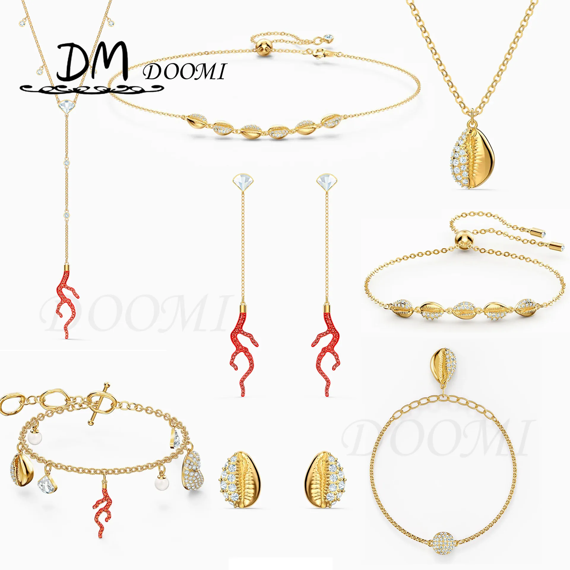 Swa gifts for new year 2022 Trends Women's jewelry jewelry store gold color shell style necklace fire element earrings Jewelry
Swa gifts for new year 2022 Trends Women's jewelry jewelry store gold color shell style necklace fire element earrings Jewelry