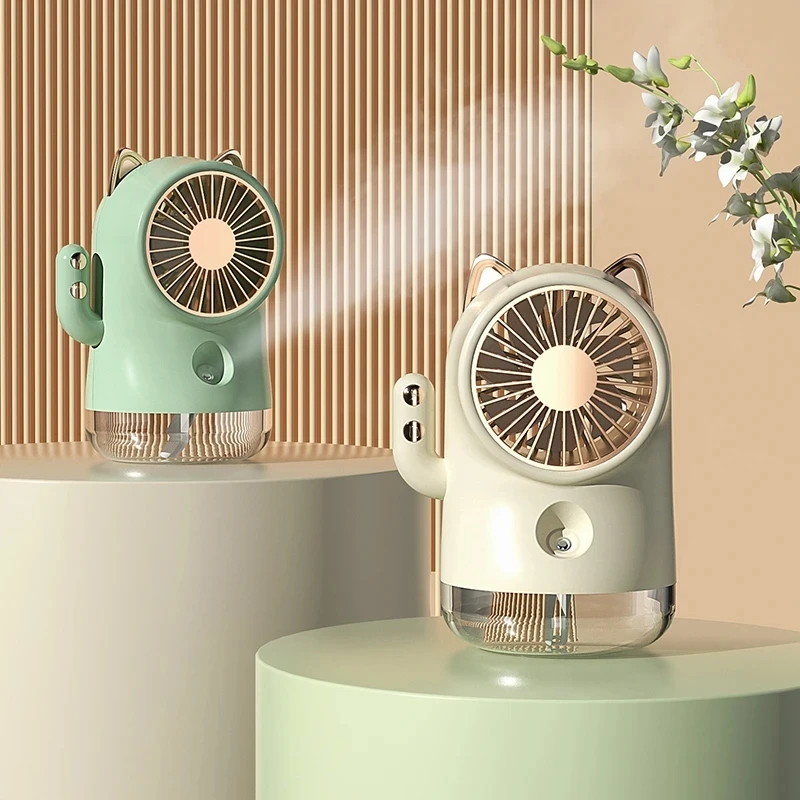Mini desktop fan Office desktop Maneki-neko electric fan Small student dormitory Usb refrigeration spray humidifier cooling fan
Mini desktop fan Office desktop Maneki-neko electric fan Small student dormitory Usb refrigeration spray humidifier cooling fan