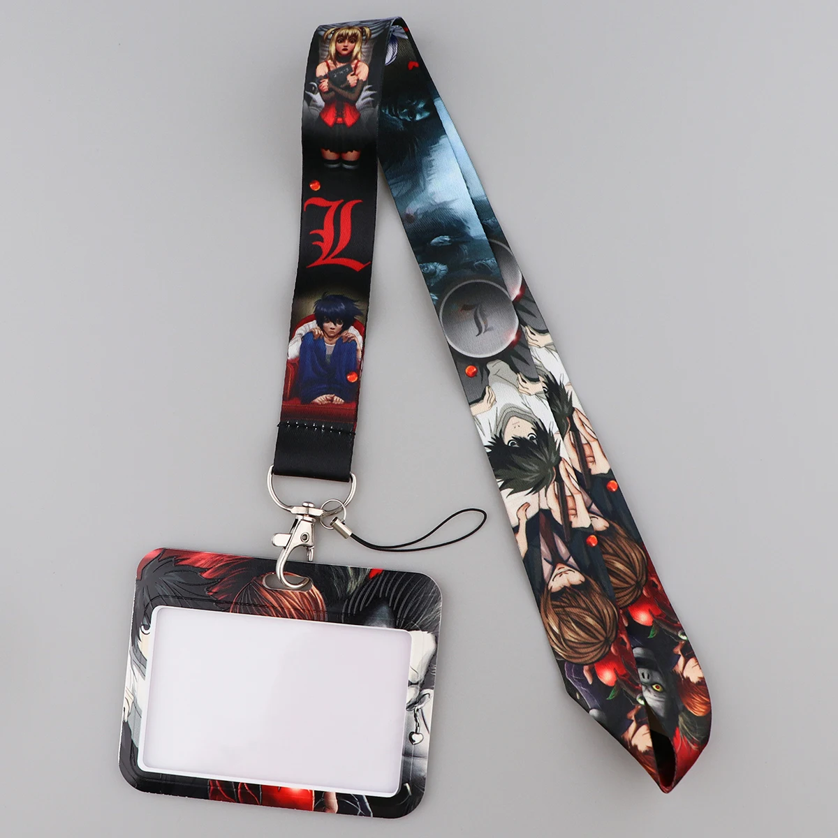 Death Note Japanese Anime Lanyard Neck Strap for key ID Card Cellphone Straps Badge Holder DIY Hanging Rope Keychain Accessories
Death Note Japanese Anime Lanyard Neck Strap for key ID Card Cellphone Straps Badge Holder DIY Hanging Rope Keychain Accessories