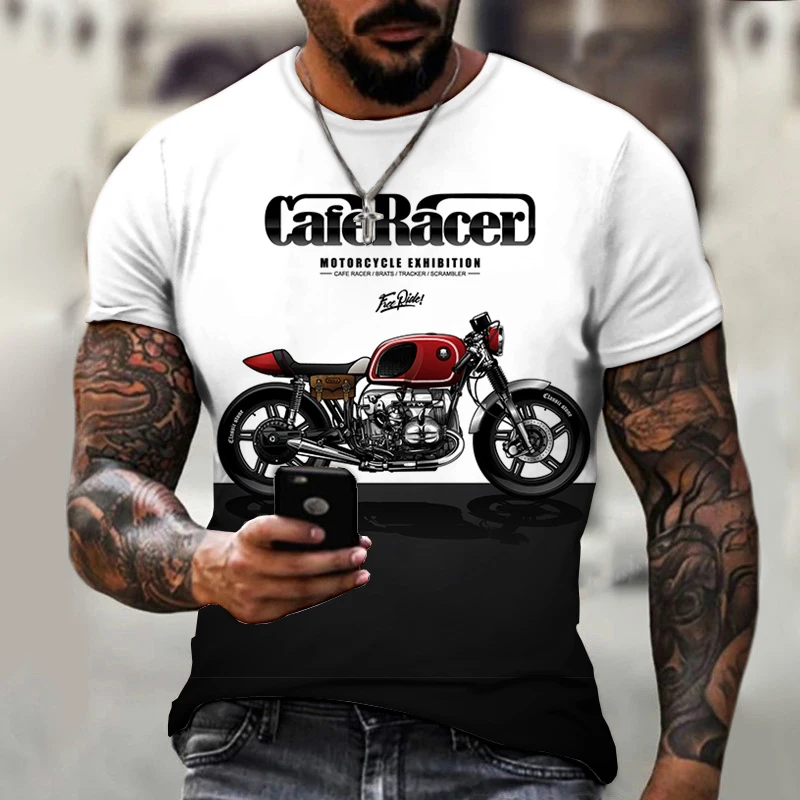 Summer Retro Motorcycle 3d Print T-shirts Retro Men's T-shirt Streetwear Loose Breathable Fashion Short Sleeve O-neck T Shirt
Summer Retro Motorcycle 3d Print T-shirts Retro Men's T-shirt Streetwear Loose Breathable Fashion Short Sleeve O-neck T Shirt