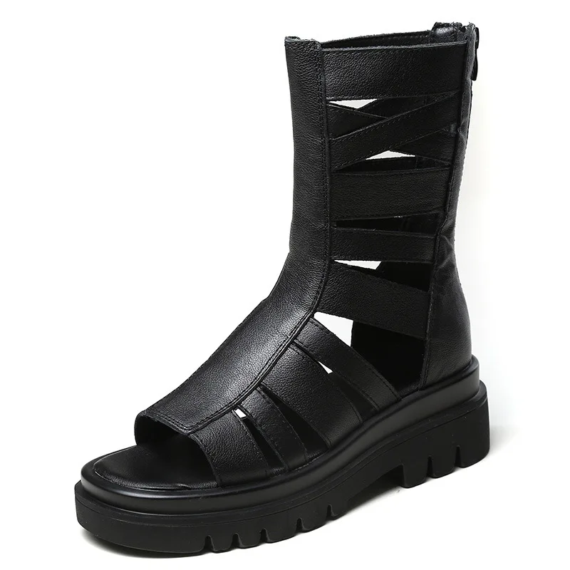 GKTINOO 2023 Women Sandals Open Toe Genuine Leather Shoes Back Zipper Wedges Platform Gladiator Sandals Women Summer Cool Boots
GKTINOO 2023 Women Sandals Open Toe Genuine Leather Shoes Back Zipper Wedges Platform Gladiator Sandals Women Summer Cool Boots
