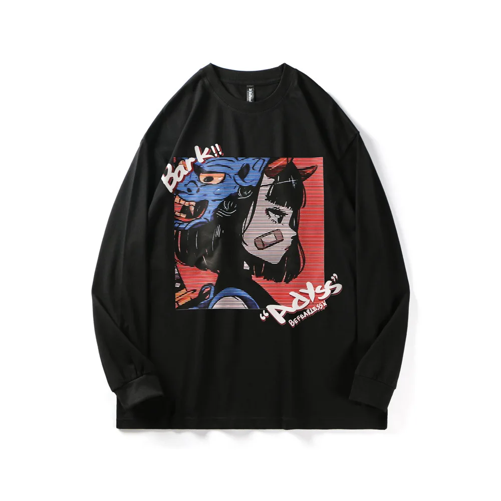 Cartoon Sweatshirts Men's Round Neck Pullover Harajuku Street Trend Hoody Hoodies 2D Anime Character Print Long-sleeved T-shirt
Cartoon Sweatshirts Men's Round Neck Pullover Harajuku Street Trend Hoody Hoodies 2D Anime Character Print Long-sleeved T-shirt