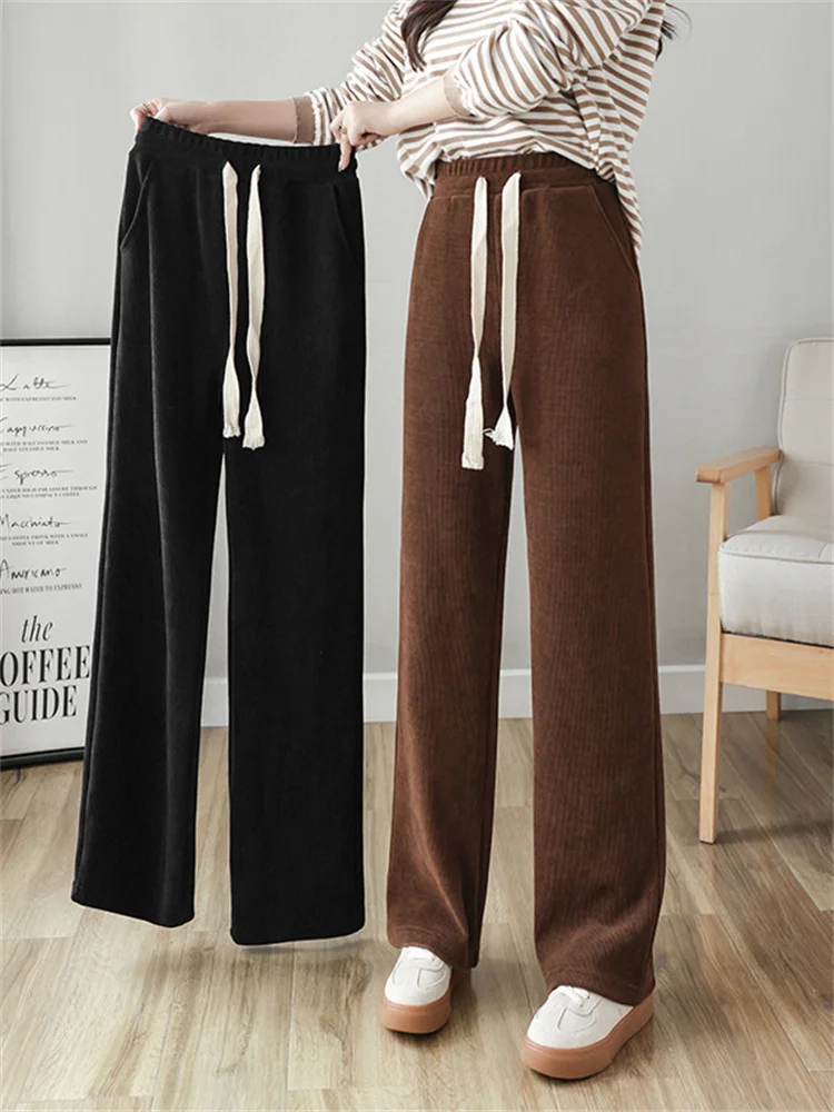 2022 New Retro Winter Fleece Wide-leg Pants Women's Thickened Corduroy Casual Women's Pants Loose Velvet Straight Chenille Pants
2022 New Retro Winter Fleece Wide-leg Pants Women's Thickened Corduroy Casual Women's Pants Loose Velvet Straight Chenille Pants