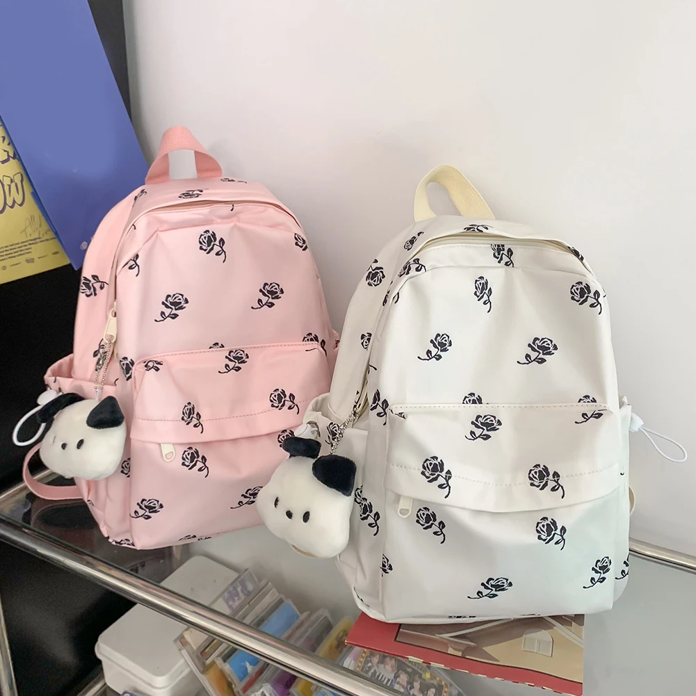 Korean Student School Backpack Floral White School Bags For Teenage Girls Cute Women's backpack Harajuku Book Bag Nylon Rucksack
Korean Student School Backpack Floral White School Bags For Teenage Girls Cute Women's backpack Harajuku Book Bag Nylon Rucksack