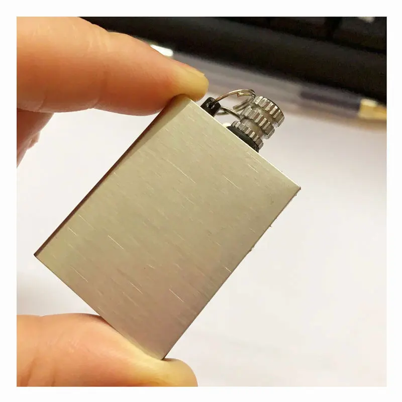 Portable Lighter Steel Shell No Fuel Permanent Lighter Match Key Chain Waterproof Matches Stainless Outdoor Survival Accessories
Portable Lighter Steel Shell No Fuel Permanent Lighter Match Key Chain Waterproof Matches Stainless Outdoor Survival Accessories