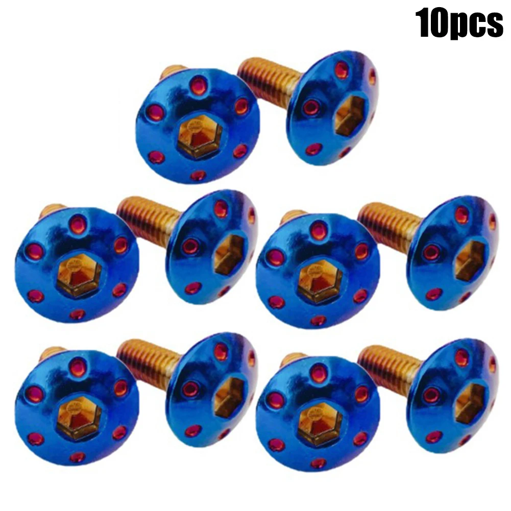 10pcs/set Motorcycle Rear Fender Screws For Y15 Y15ZR EXCITER150 M6*20 REAR FENDER SCREW TITANIUM GOLD
10pcs/set Motorcycle Rear Fender Screws For Y15 Y15ZR EXCITER150 M6*20 REAR FENDER SCREW TITANIUM GOLD