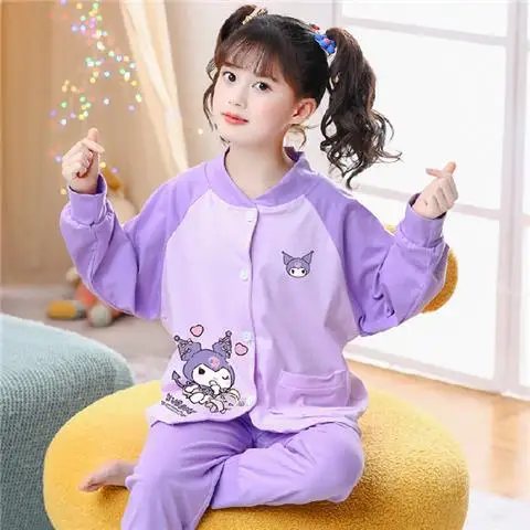 Sanrio Mymelody Kuromi Cinnamoroll Kawaii детские пижамы на весну и осень с длинным рукавом костюм для мамы и дочки для родителей и детей
Sanrio Mymelody Kuromi Cinnamoroll Kawaii детские пижамы на весну и осень с длинным рукавом костюм для мамы и дочки для родителей и детей