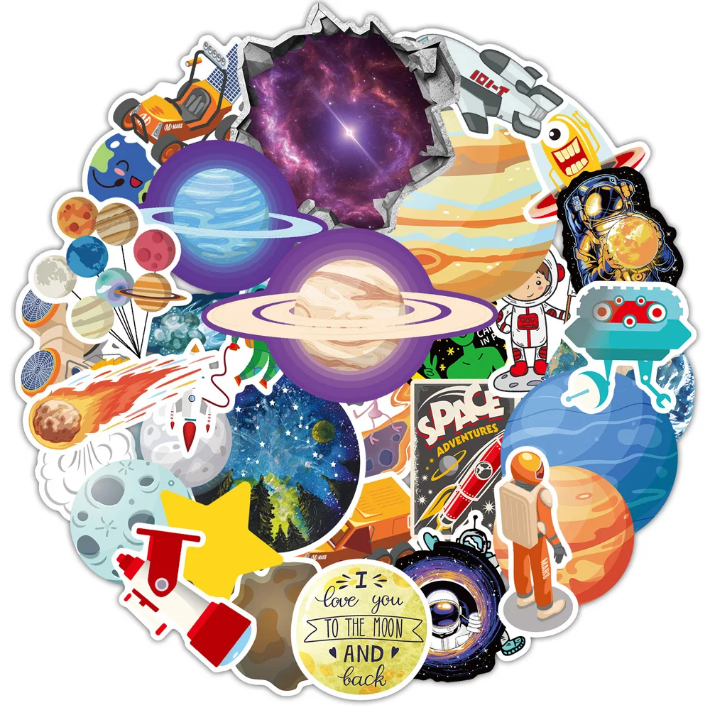 10/30/65PCS Outer Space Astronaut Graffiti Stickers Cartoon Laptop Luggage Guitar Phone Skateboard Waterproof Sticker Kids Toy
10/30/65PCS Outer Space Astronaut Graffiti Stickers Cartoon Laptop Luggage Guitar Phone Skateboard Waterproof Sticker Kids Toy