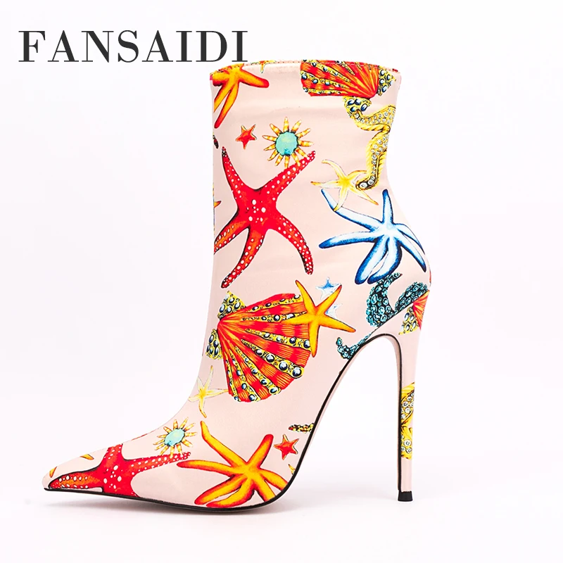 FANSAIDI Sexy Concise Green Pink Ankle Boots Fashion Stilettos Heels Women's Shoes Winter Pointed Toe New Zipper 41 42 43 44 45
FANSAIDI Sexy Concise Green Pink Ankle Boots Fashion Stilettos Heels Women's Shoes Winter Pointed Toe New Zipper 41 42 43 44 45